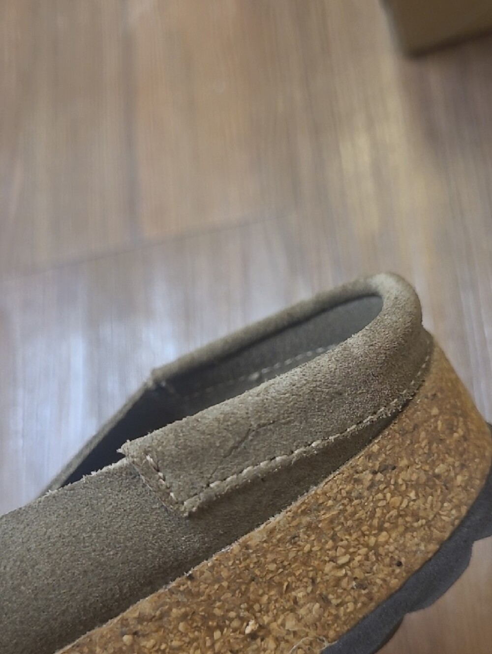 Birkenstock women's Suede Slip-On Loafers in Taupe - Picture 13 of 15